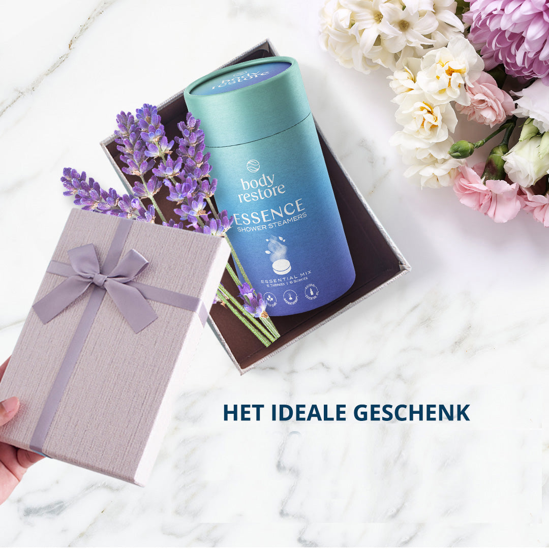 Body Restore Showersteamers Essence Variety Mix - Luxe Cadeaupakket (6 stuks) - Ideaal Geschenk voor Feestdagen, Verjaardagen & Moederdag